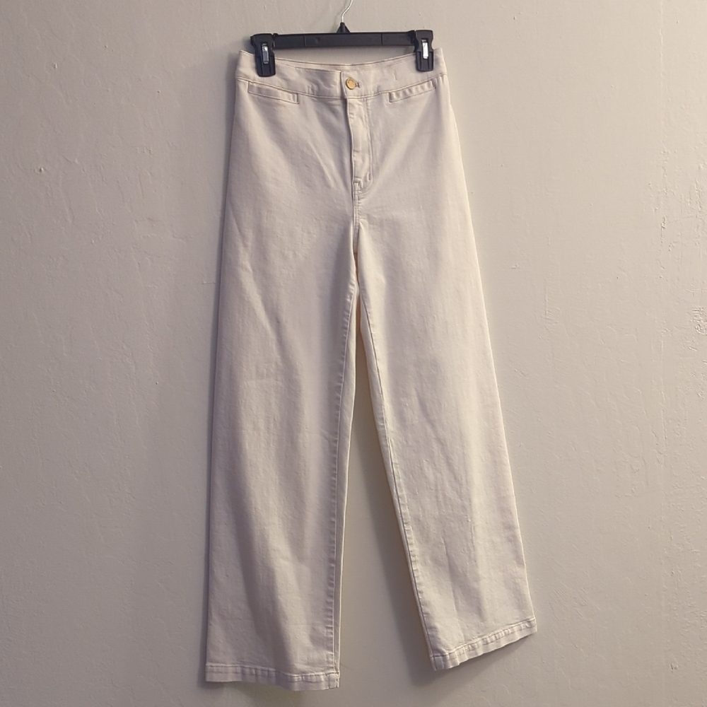 Madewell Cream Wide Leg Women's Jeans